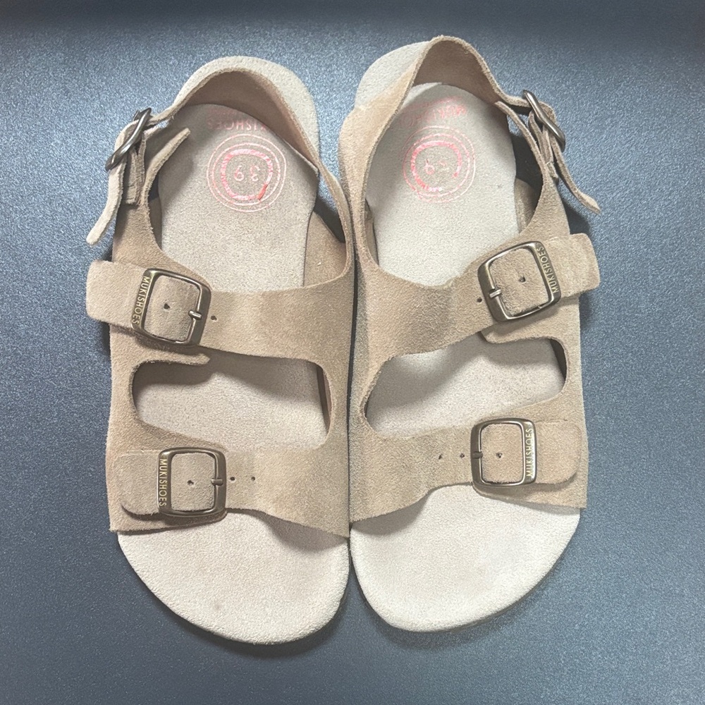 Mukishoes Nazare Leather Sandal Light Brown 39